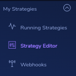 import a strategy: Kryll website screenshot 