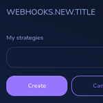 Configure starter webhook: Kryll website screenshot
