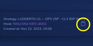 Configure starter webhook: Kryll website screenshot